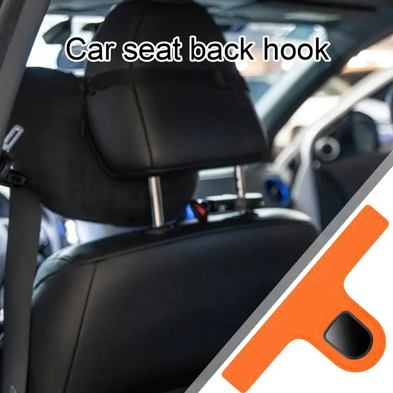 Car Hook Holder Hooks Car Rear Seat Back Purse Hook Headrest Hanger Clip Auto Seat Organizer Hooks Vehicle Organizer Accessory
