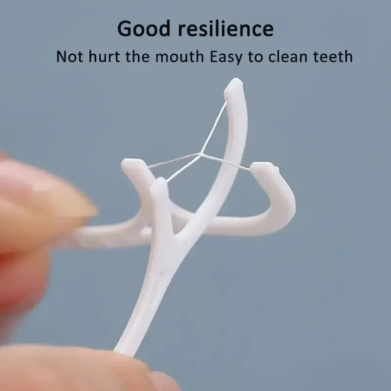 Dental Floss Stick Disposable Interdental Cleaning Line 100/300/500pcs For Daily Life Proper Oral Care Portable Flosser