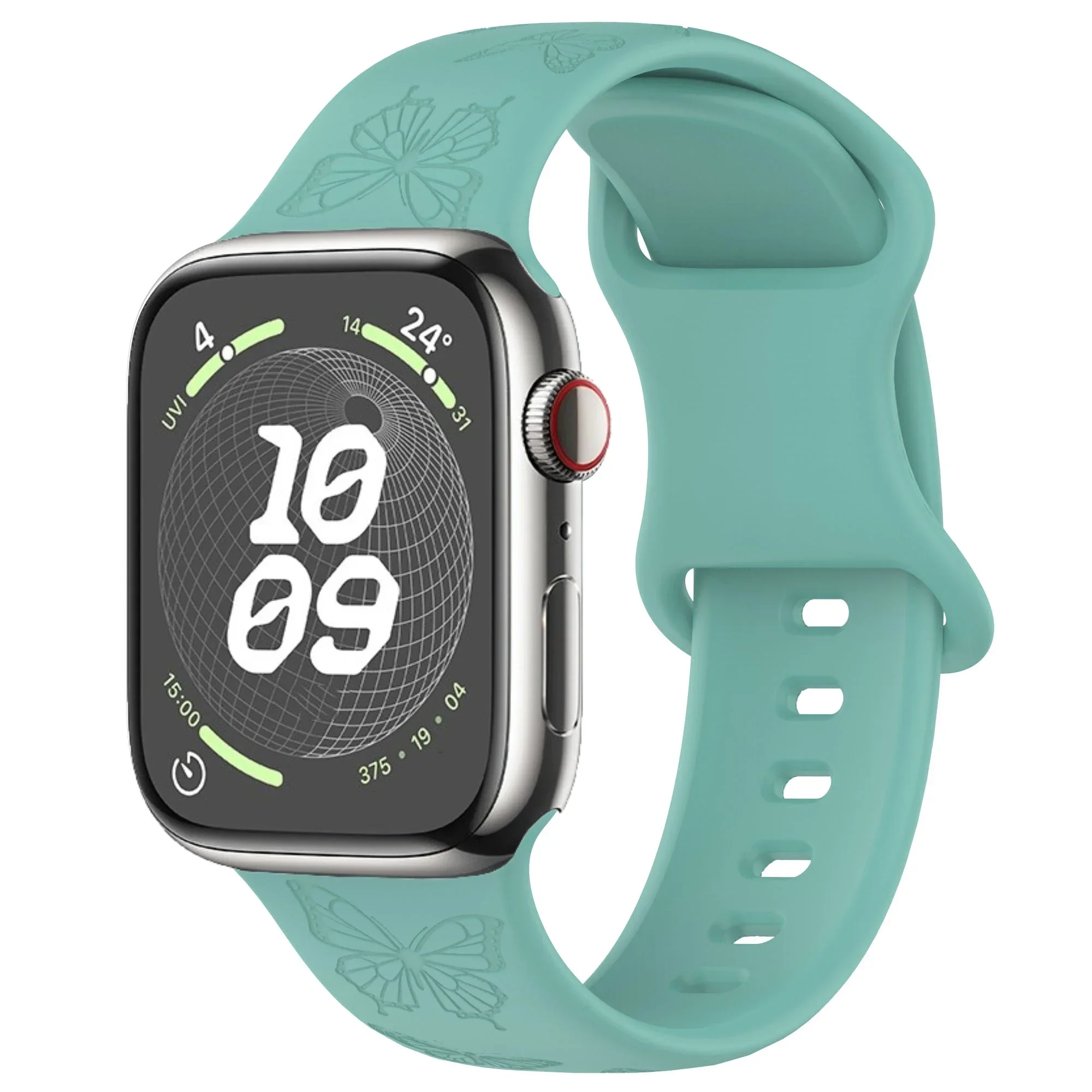 Engraved Silicone Strap with Pattern Design