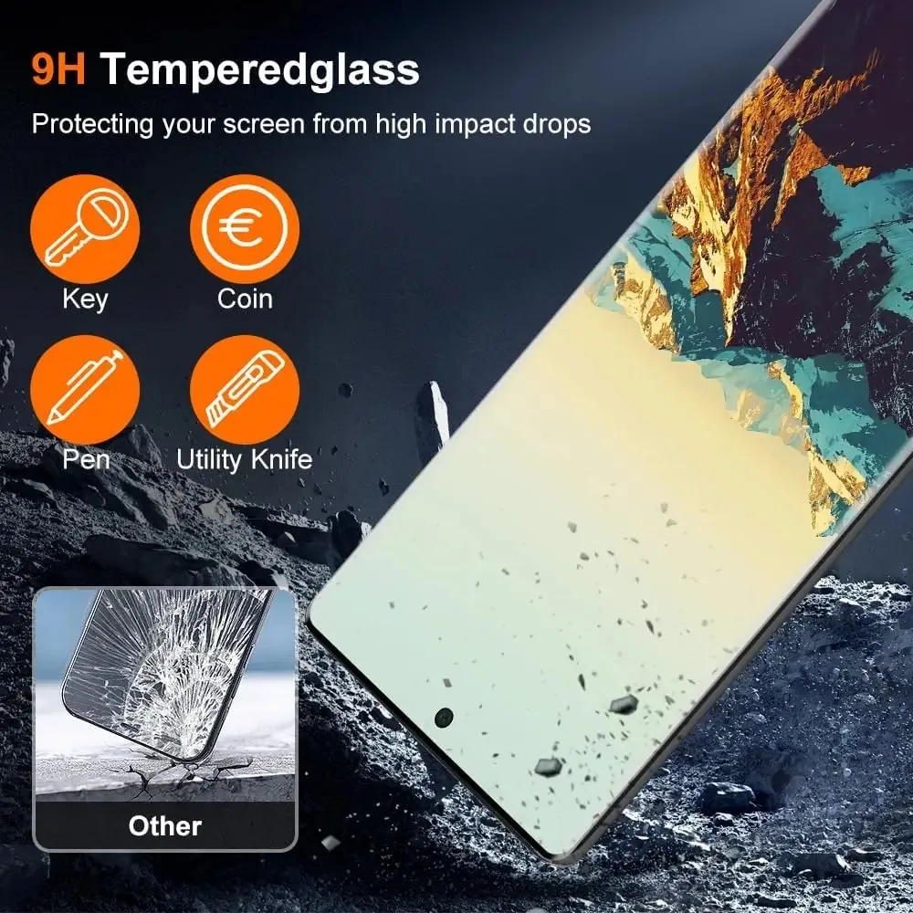 Tempered Glass 3D Curved Screen Protector - Ultra Durable, Bubble-Free, Anti-Scratch, Fingerprint Resistant