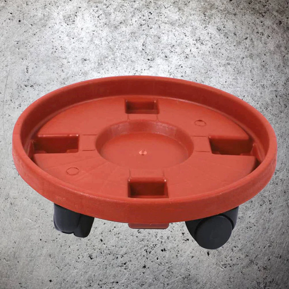 

Plant Pot Tray with Wheels Pots Succulent Plants Sauser Flower Plastic Trays for