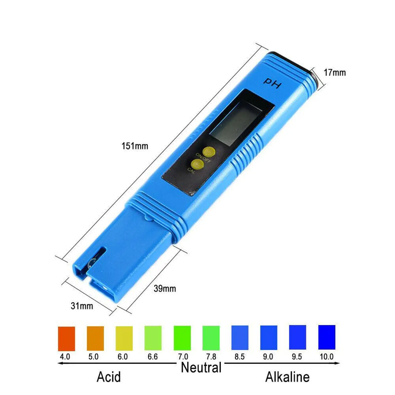 Testeur de pH électrique numérique LCD, stylo pH pour aquarium, réservoir hydroponique PH-02 Testeur de pH électrique numérique LCD, stylo pH pour aquarium, réservoir hydroponique PH-02