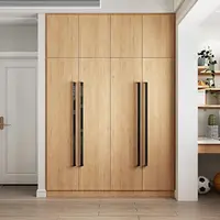 ไม้คลาสสิก PVC สติกเกอร์สําหรับตู้เสื้อผ้าตู้เฟอร์นิเจอร์กันน้ําวอลล์เปเปอร์ตกแต่งบ้าน Wall Papers 4