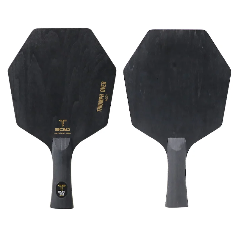 Lame De Raquette De Tennis De Table Bois ébène – Hexagonale, Professionnelle