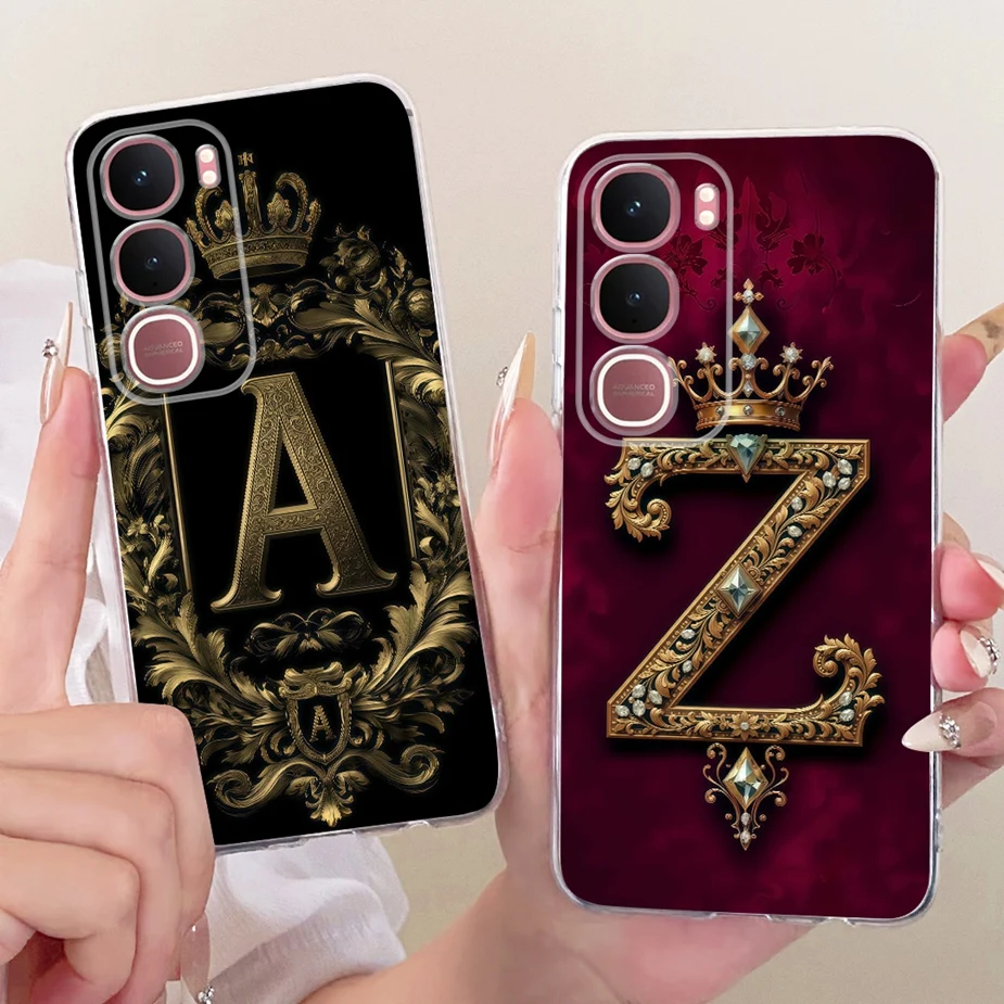 Stylish Crown Letters Soft Silicone Phone Case Cover