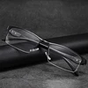 Blue Light Blocking Myopia Glasses For Women Men Fashion Metal Full Frame Eyeglasses Student Near Sight Eyewear Diopter To -6.0 3