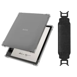 Versatile Clear TPU Back Cover Case with Security Hand Strap - Boox Leaf 2 2022 (Clear)