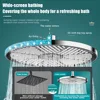 10inch Big Panel Rainfall Shower Head,High Pressure Shower Head,Water Saving,Top Rain Shower Faucet Bathroom Accessories 4