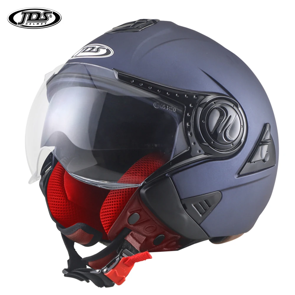 オープンフェイスバイクヘルメット,ダブルレンズ,オートバイ