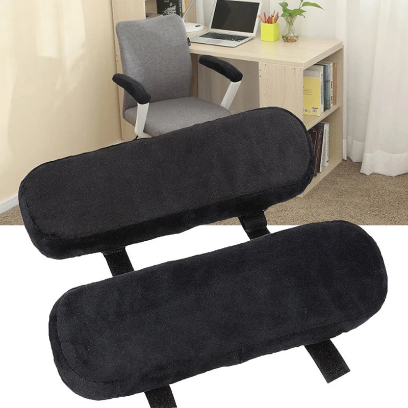 

1Pair Pressure Relief Armrest Pads Covers Foam Elbow Pillow for Forearm Arm Rest Cover for Office Chairs Wheelchair Comfy Gaming