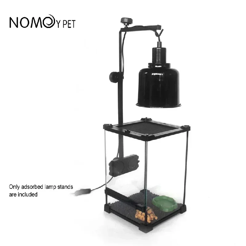 Reptile Heating Lamp Stands Amphibian Lamps Holder Adjustable Extendable Metal Floor Lamp Holders Reptiles Lighting Accessories
