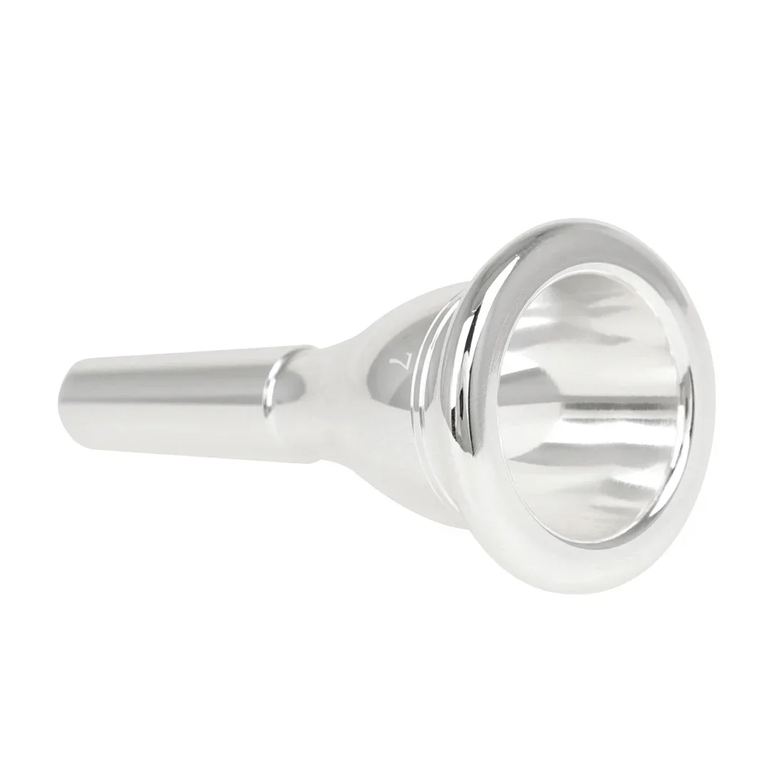 No. 7 Bass Tuba Mouthpiece Brass Instrument Accessories Large Holding Horn Mouthpiece Silver Golden Brass 13.3mm Music Parts