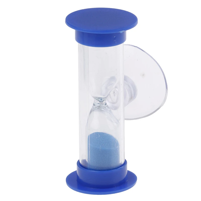 

1PC Toothbrush Swivel Sand Timer 2 Minutes Shower Timer Kids Mini Glass Sand Clock Household Items Hourglass Sand Timer