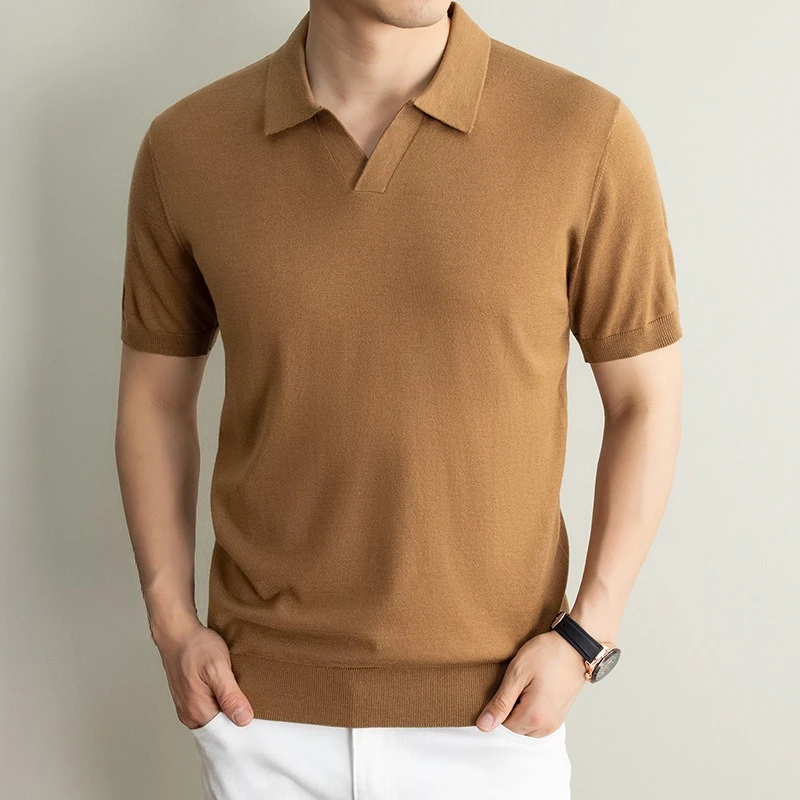 Polo da Uomo 2026 Primavera Estate Nuova Collezione Maglia a Collo con Risvolto Traspirante Manica Corta T-Shirt Uomo - immagine 3