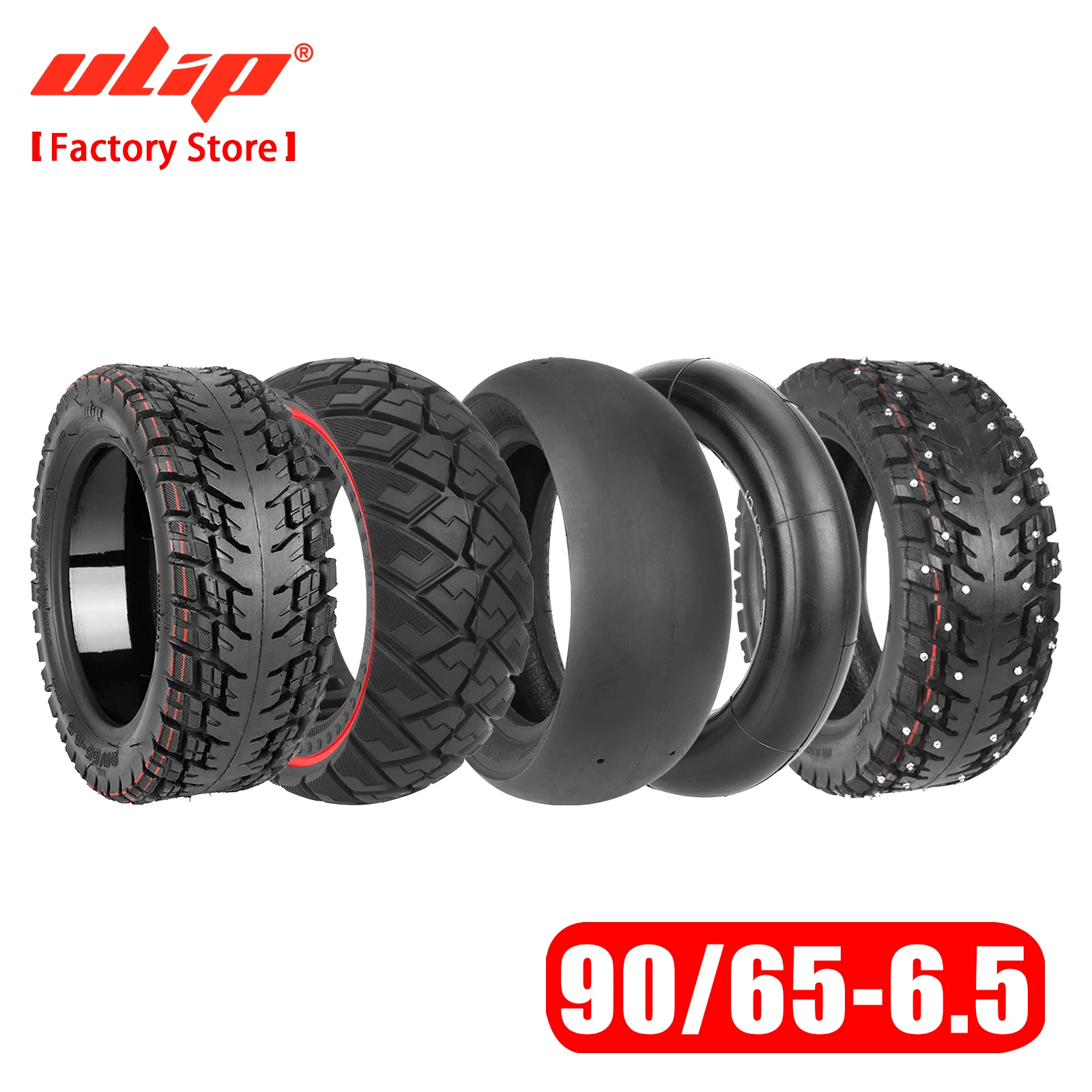 Pneu Scooter électrique Tubeless Auto-réparant 90/55-6.5 - Pour GTR V2, Lightning V1 Et Autres Modèles
