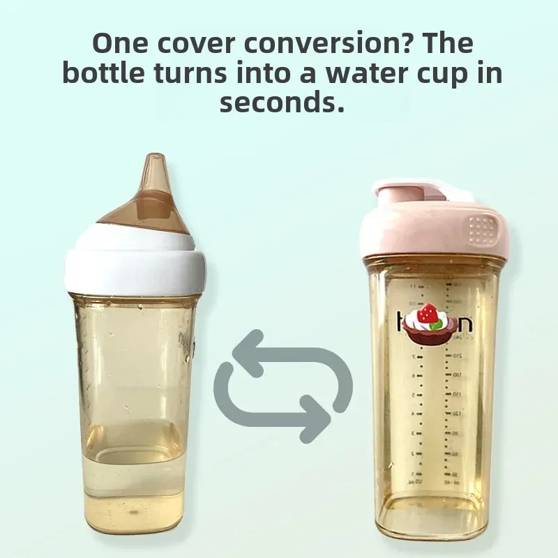 For Philips Avent Baby Bottle Accessories Large Square Baby Bottle Drinking Straight Drinking Lid Conversion Head Water Cup Lid