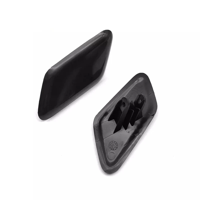 Car Front Headlight Washer Nozzle Cover Cap 1 Pair Fit For Volvo C30 2010-2013 Water Spray Cover