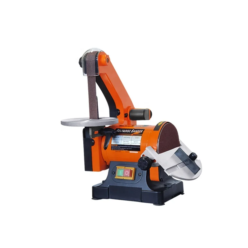 Belt Polishing Grinding Sanding Machine 125mm Sand Disc Woodworking Desktop Sander Grinder Polisher 250W