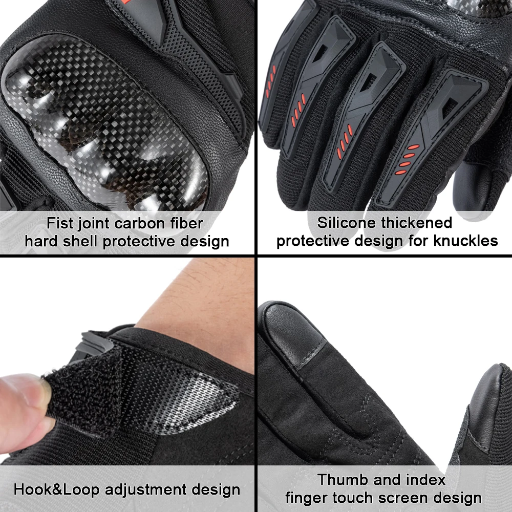 VE-132 Summer Motorcycle Gloves Men Women TouchScreen