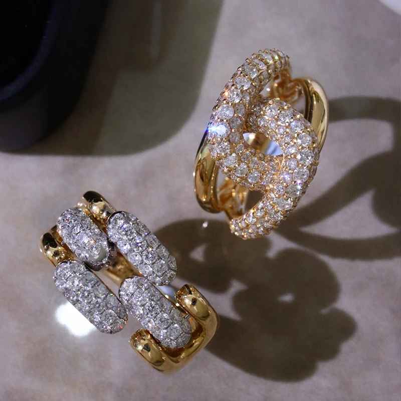 Aazuo Hot Sale Fine Jewelry 18K Yellow Gold Real Diamonds 1.4ct Luxury Letter X Ring Gift for Woman Engagement Party Au750 8 Sb4a72fb1910f4938b03bb92f5f385a36n Aazuo Hot Sale Fine Jewelry 18K Yellow Gold Real Diamonds 1.4ct Luxury Letter X Ring Gift for Woman Engagement Party Au750