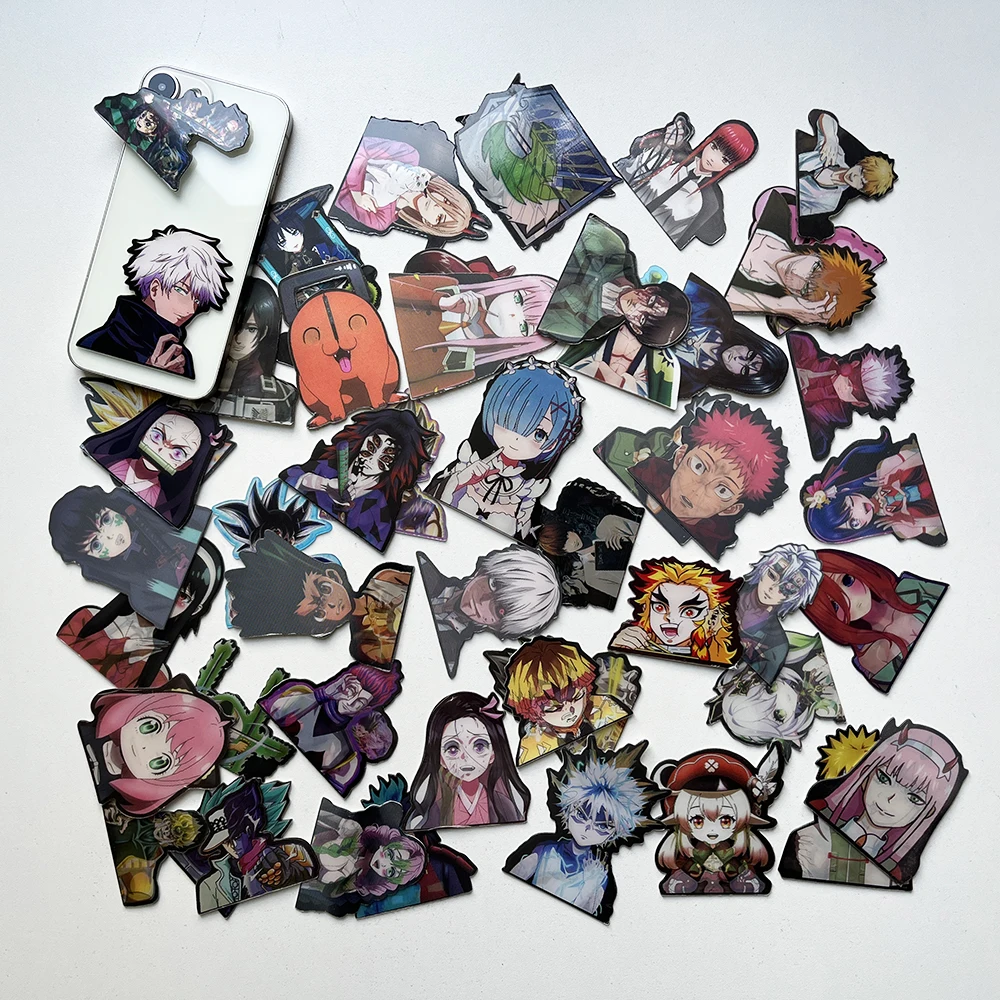 Anime Motion Stickers Mix Anime Mini Motion Stickers Waterproof Decals for Phone Cup Laptop Etc