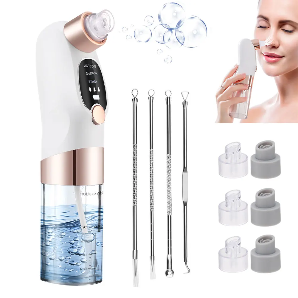 Electric Blackhead Remover Pore Vacuum Pressure Suction Spot Acne Pimple Removal Tool USB Rehargbale Facial Deep Cleaning Device
