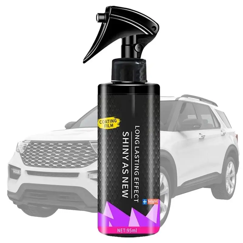 

Car Coating Agent 95ml Multi-Functional Coating Renewal Agent Waterless Car Parts Refurbish Agent Quick Car Coating Spray