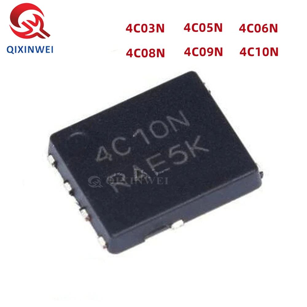 10pcs 100% New NTMFS4C10N NTMFS4C10NT1G 4C10N 4C09N 4C06N 4C05N 4C03N ...