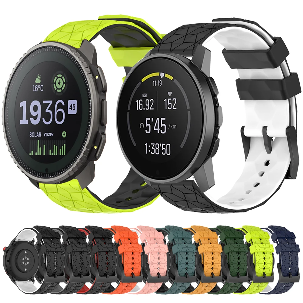 Per Suunto Vertical/Suunto 9 Peak Pro Dlc Nuovo Design Cinturino In Silicone Per Suunto 3/5 Cinturino Di Ricambio Peak 20 22Mm Bracciale