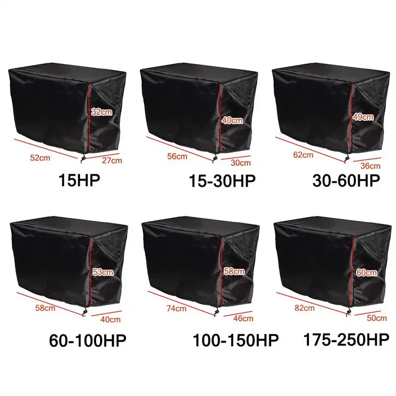 boat cover outboard motor cover 15-250HP 210D Oxford Waterproof Yacht Half Outboard Motor Engine Boat Cover Anti Sun UV Dustproof Marine Engine Protector