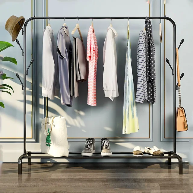 Home and Organization Shoes Closet Storage Shelves Clothes Rack Foldable Porte Manteau Mural Galvanized Metal Shelving Shoerack 1