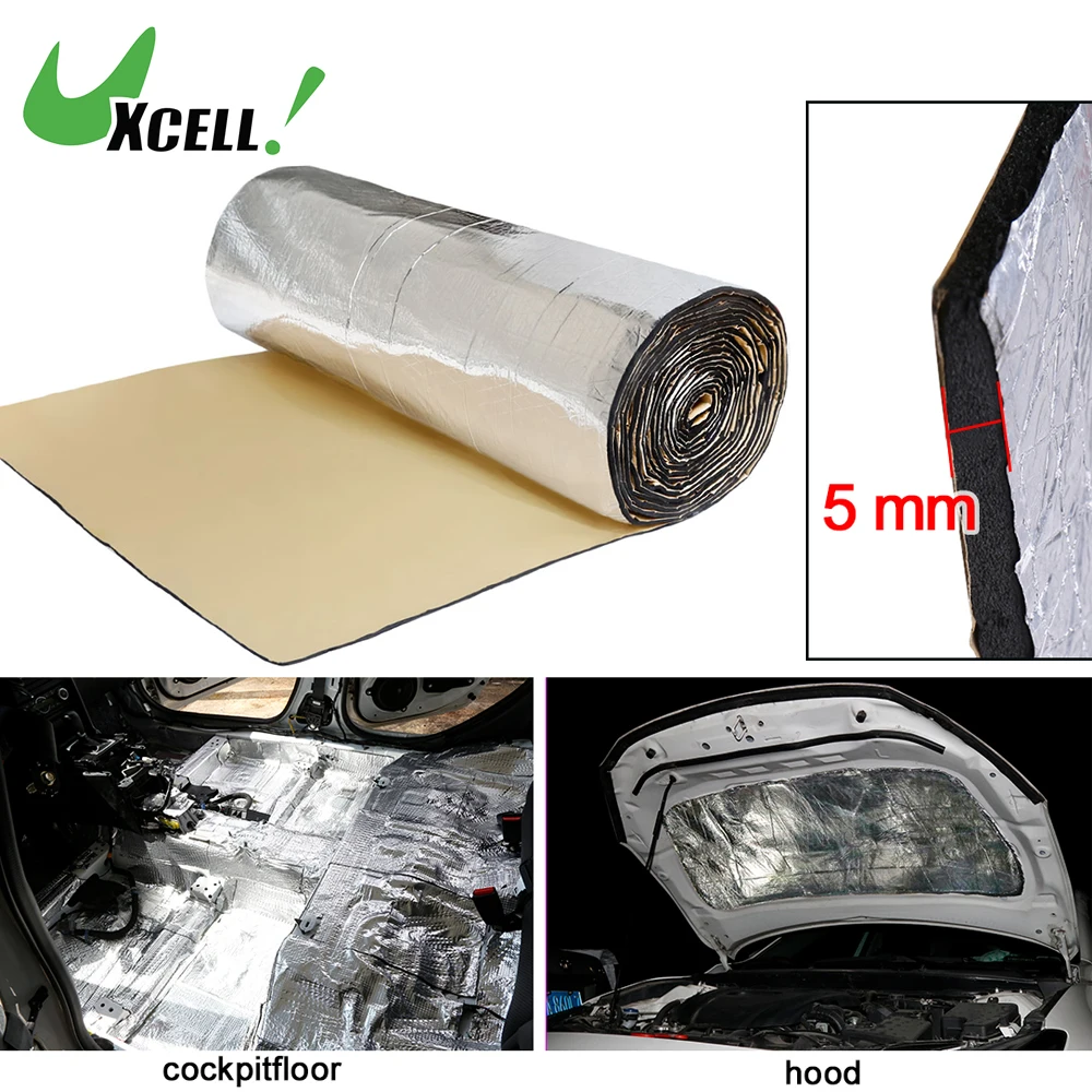 Fireproof Insulation Cotton pad, Heat Insulation, Weather Resistance and  Sound Insulation, 1/5 2/5 3/5 7/9 1 1-1/6 Thick, roof Aluminum foil