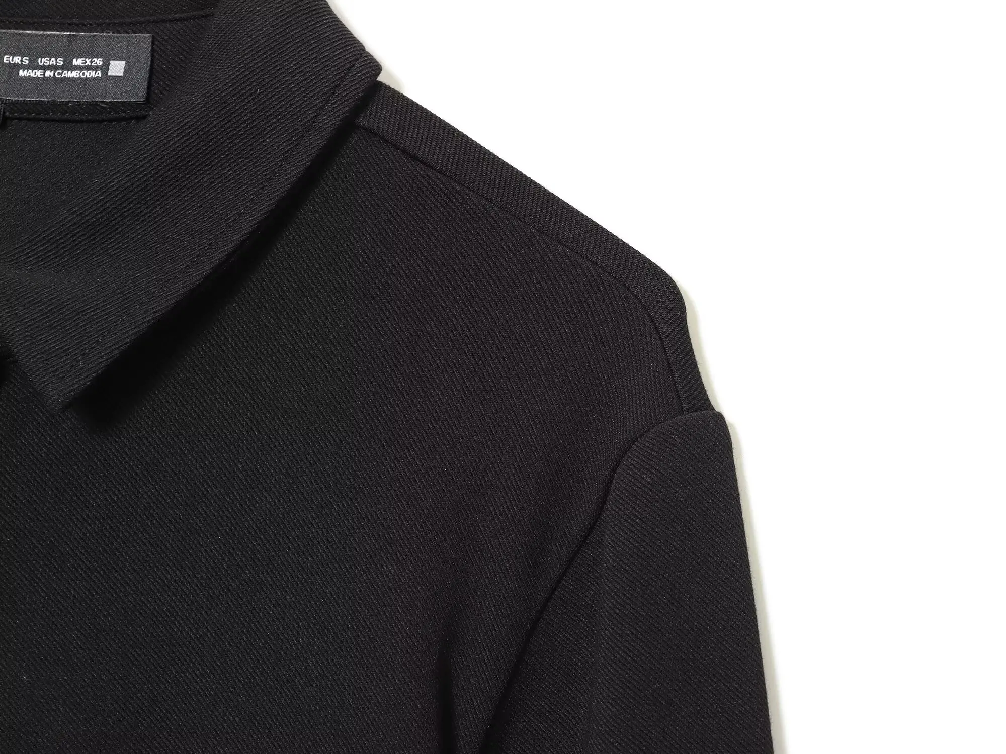 Women Fashion Black Shirt Dress Spring Autumn Female Lapel Slim Fit Single Breasted Pleated Design Long Sleeves A-Line Dresse