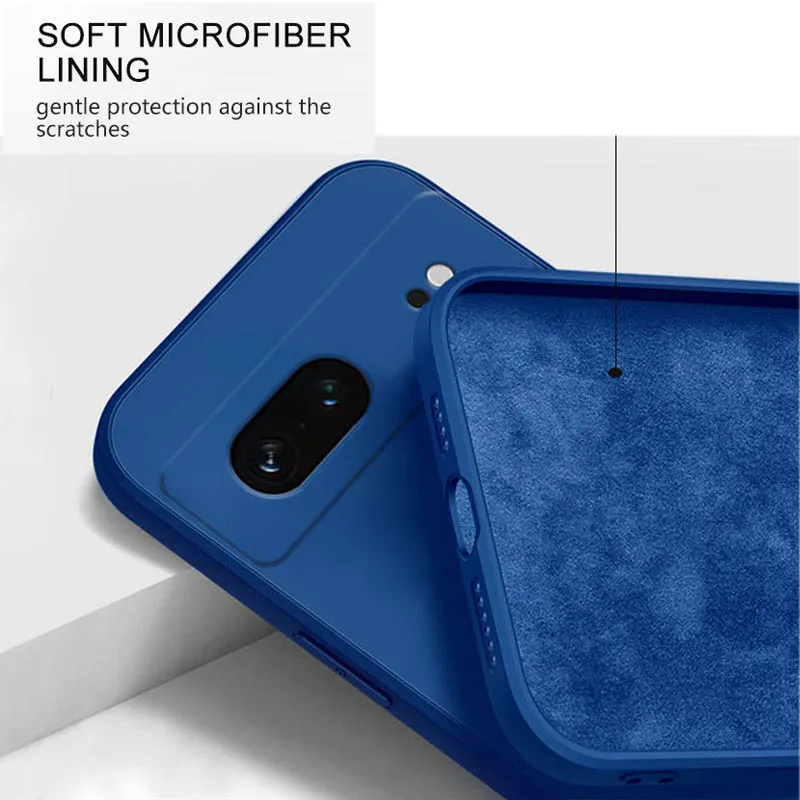 Per Google Pixel 7 7 Pro 7A 6A Custodia Google Pixel 7 6 Pro Cover Fundas Coque Custodia Morbida Originale In Silicone Liquido Pixel 7 Pro
