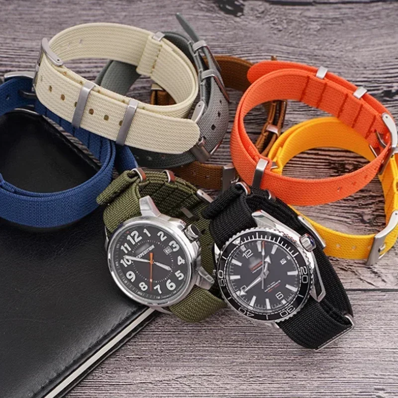 Universal Waterproof Nylon Strap - Sport & Military Watch Band