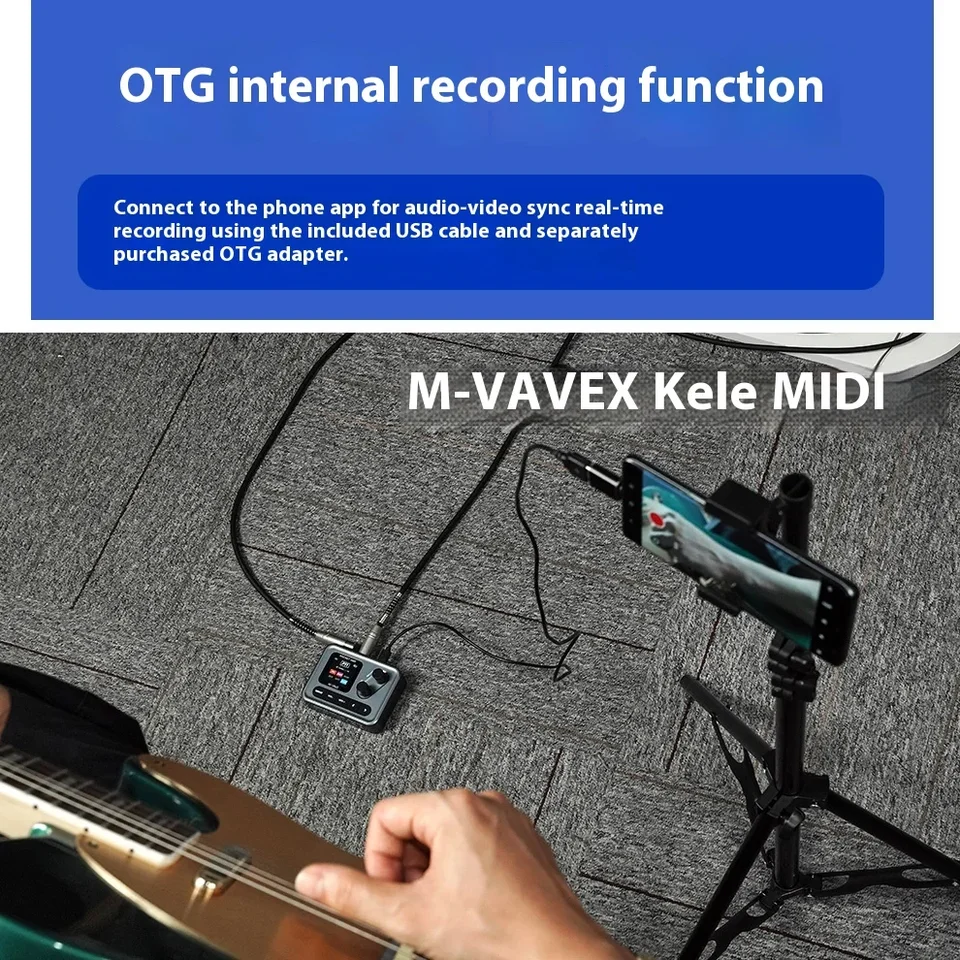 M-VAVE Pocket AMP Mini Guitar Bass Amp 1.54