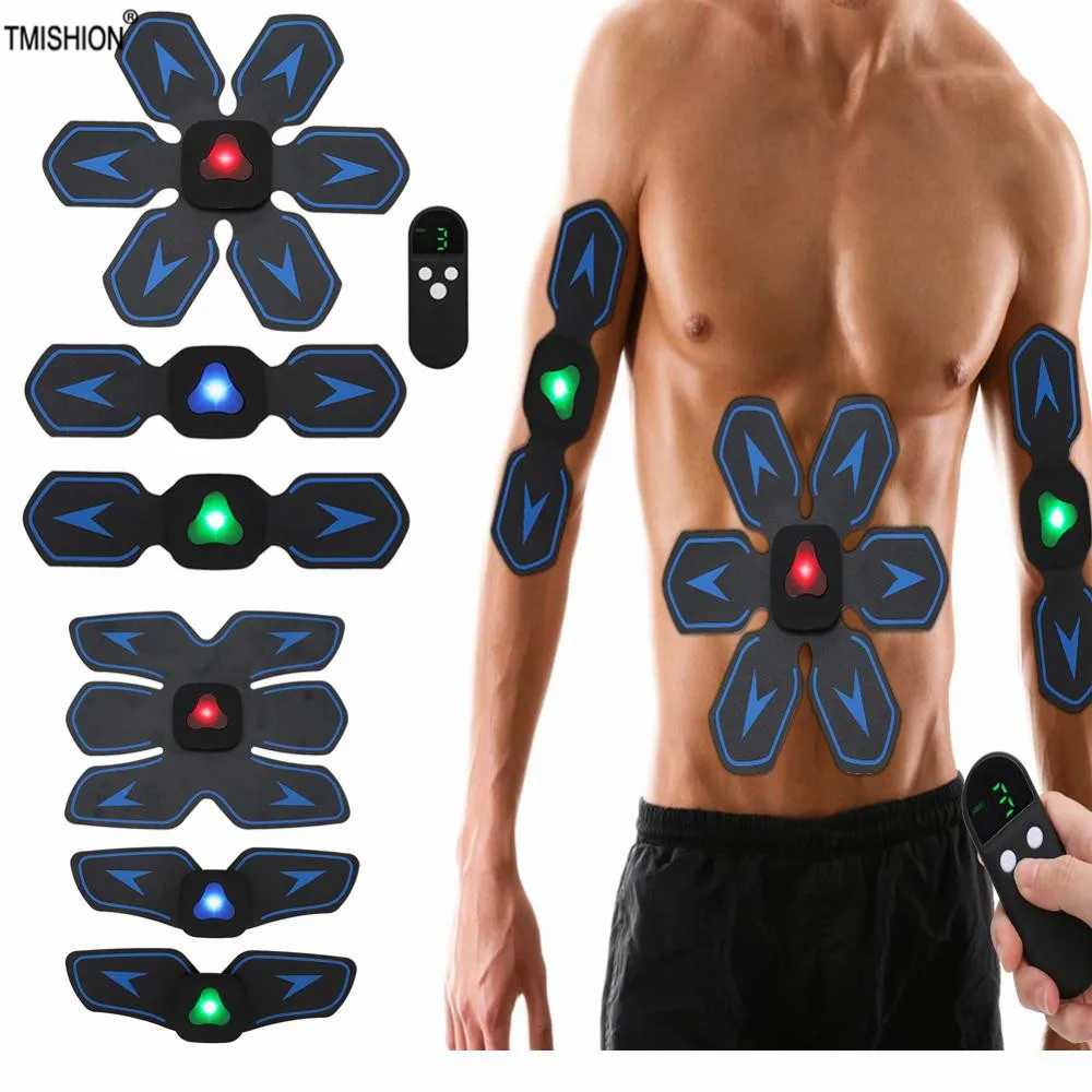 Abdominal Muscle Stimulator Trainer EMS Abs Weight Loss Fitness Equipment Training Electrostimulator Toner Exercise Sport Kit | Красота и