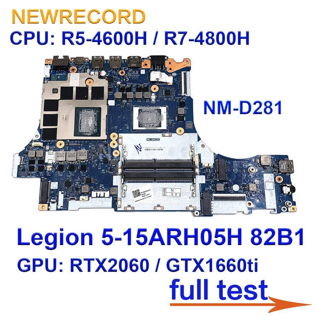 Motherboard Lenovo Legion 15arh05h Ryzen Rtx 2060 For Lenovo