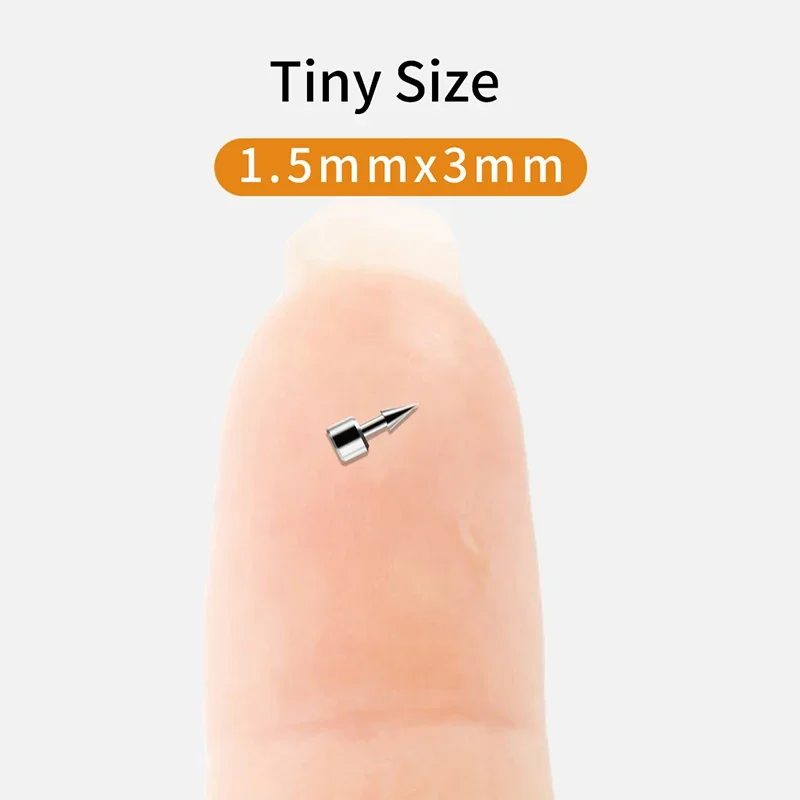 100pcs Sterile Ear Press Needle Massage Patches Ear Seeds Reflexology Helps Eliminate Anxiety Insomnia Stress