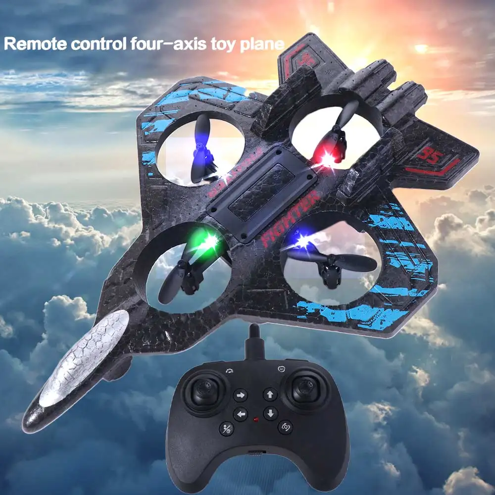 EPP Foam Remote Control Foam Fighter Gravity Sensing 2.4G Stunt Glider Flying Helicopter Durable Rechargeable