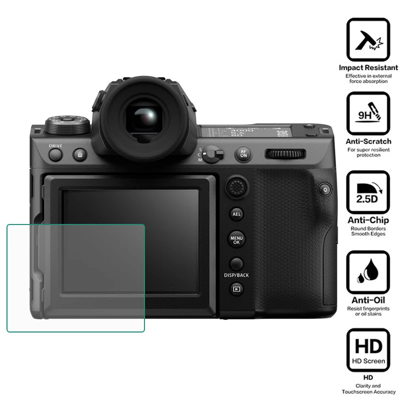 Copertura Protettiva In Vetro Temperato Duro Per Fujifilm Gfx100 Gfx100S Gfx100Ii Gfx 100/Ii/100S/100Ii Pellicola Protettiva Per Schermo Della Fotocam