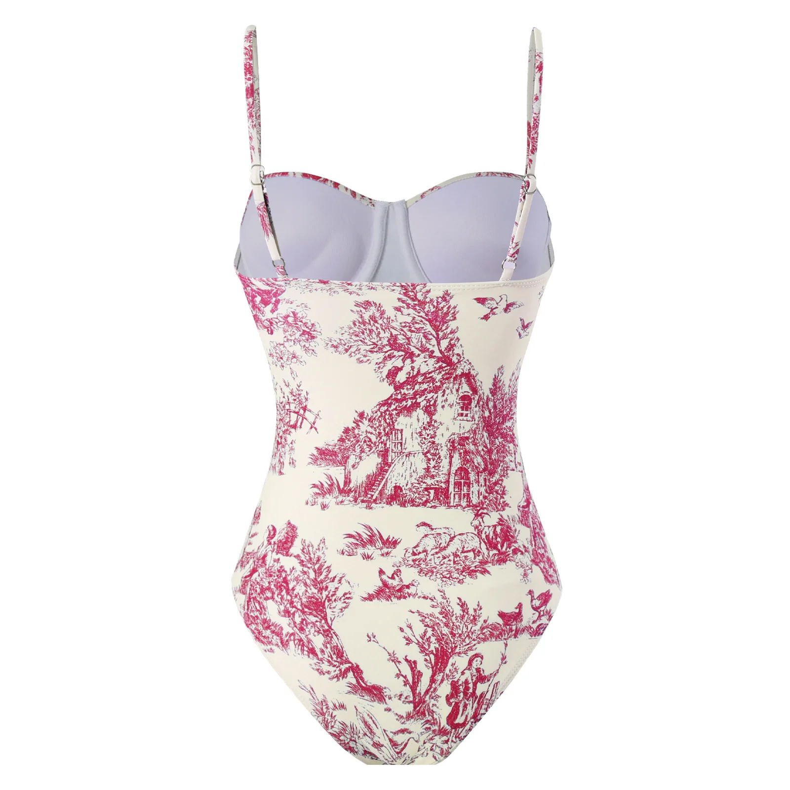 Women's Push-Up One Piece with Beach Dress