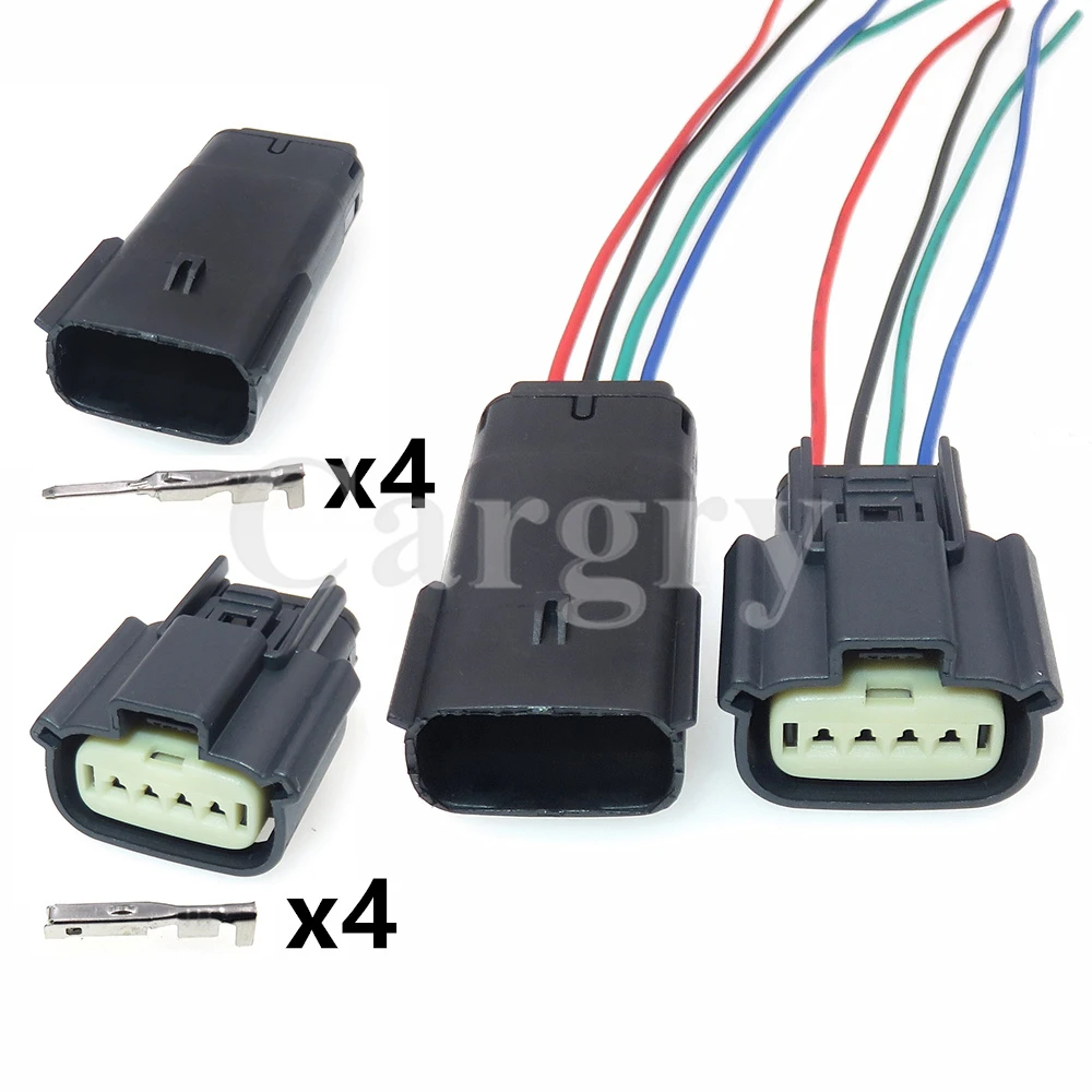 

1 Set 4P 33471-0401 33481-0401 Auto Starter Waterproof Plug Car Ignition Coil High Voltage Pack Wire Socket for Buick Chevrolet