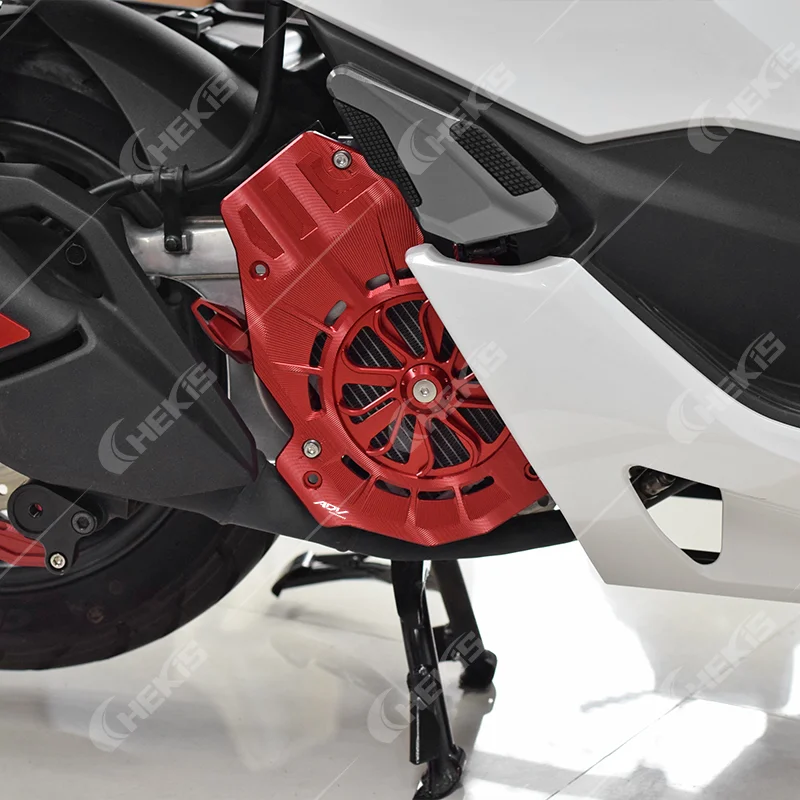 Chekis Water Tank Protective Cover Aluminum Alloy Water Tank Cooling Cover for Honda Adv150 Adv160 Modified Motorcycle Accessories