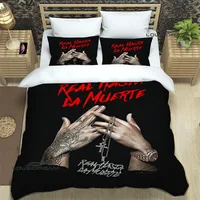 Rapper Anuel AA printed Bedding Sets exquisite bed supplies set duvet cover bed comforter set bedding set luxury birthday gift 1