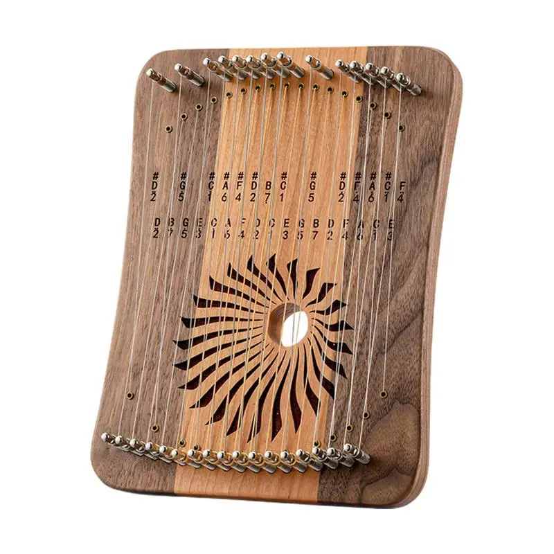 

Lyra Harp 31 Strings Professional Harp Instrument 31 Strings Multipurpose Chromatic Scale Harp Portable Lyra Harp For Music