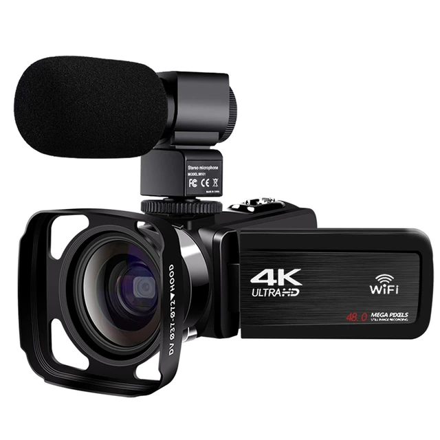 Camara de Video Professional 4k 18X Vlogging IPS 48MP 3.0