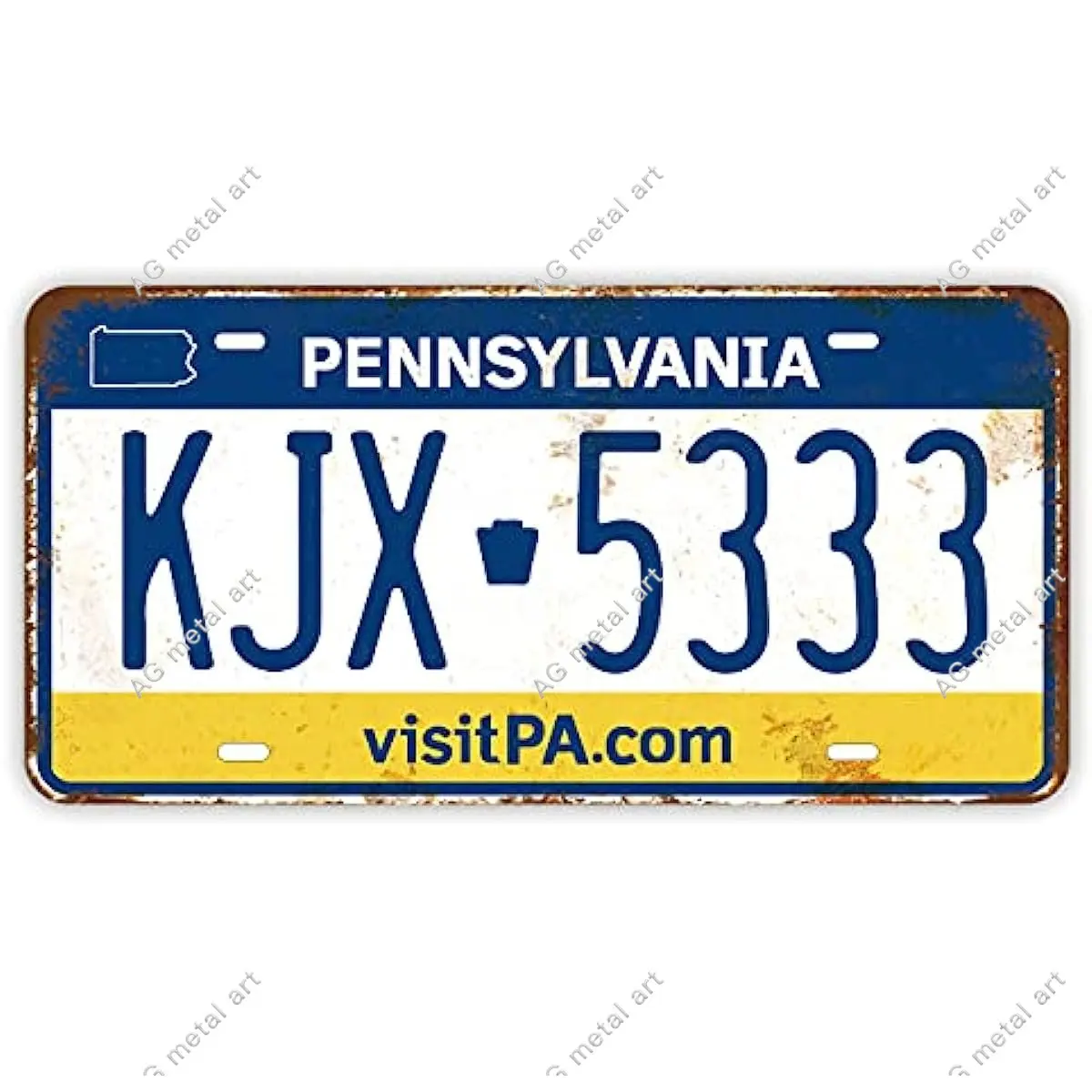 

Ретро Винтажные госномера США, тисненые металлические номерные знаки для мотоцикла