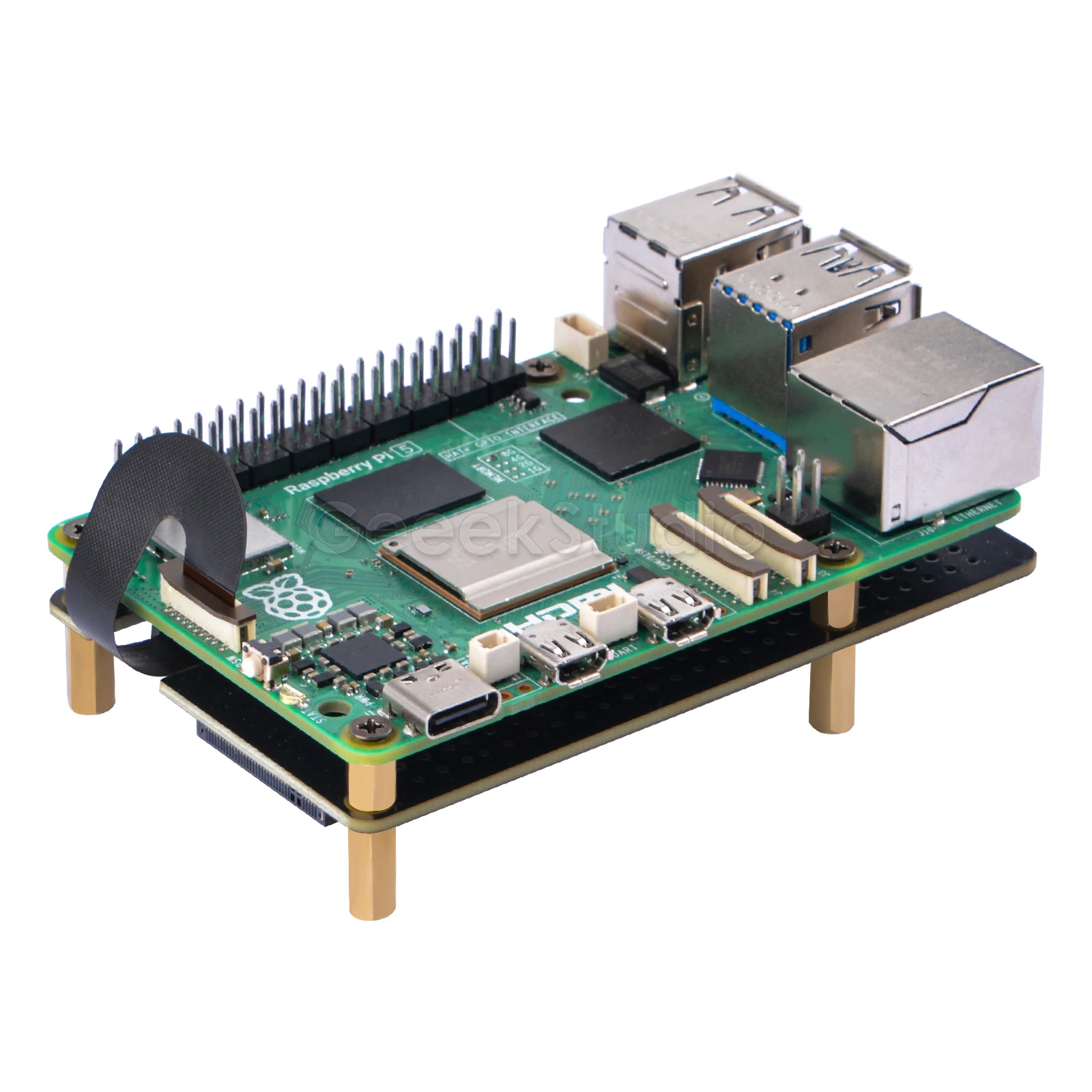 Placa Adaptador de Extensão Inferior Raspberry pi N07 M.2 2280 Pcie para Nvme - Imagem 5