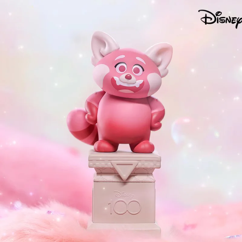 Autentico Anniversario Disney Serie 100 Scatola Cieca Fatta A Mano Kawaii Strawberry Bear Stitch Ornaments Collection Regalo Fatto A Mano